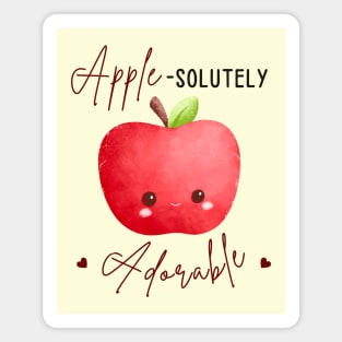 apple-solutely adorable Magnet